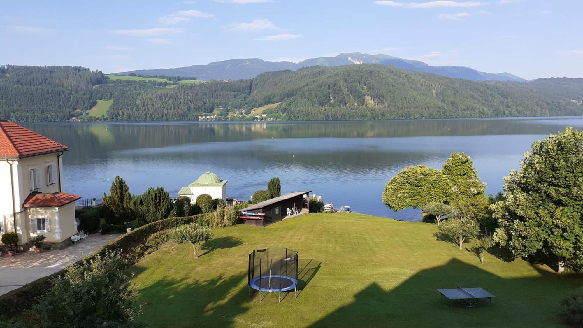 Ferienwohnungen Seerose direkt am See Millstatt am See Exterior foto